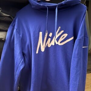 Nike Blue Cowl Neck Sweater